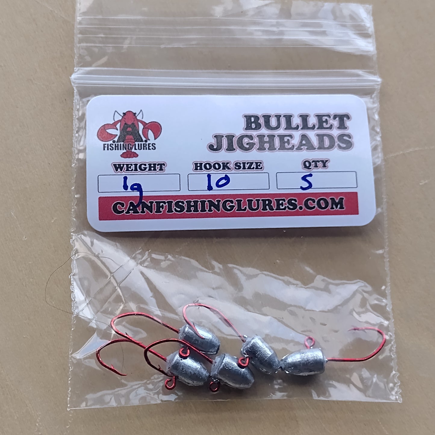 Sickle Bullet Jigheads Qty 5