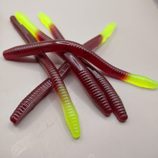 125mm Trick Worms Qty 5