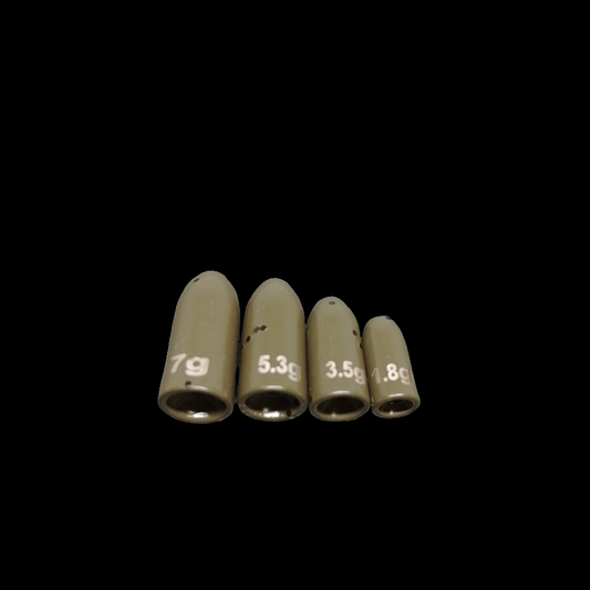 Tungsten Bullet Weights Qty 5