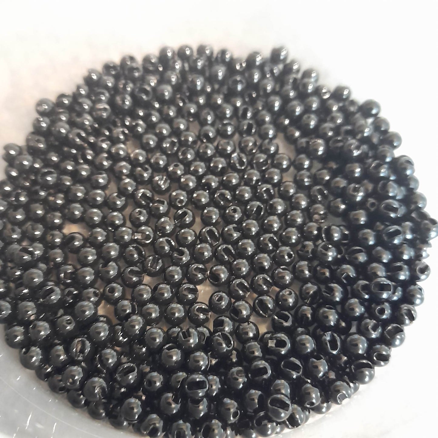 Tungsten Slotted Beads Qty20